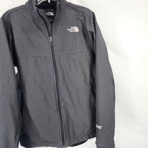 The North Face Jacket Mens Size Medium Gray/Black Windstopper Softshell - Picture 2 of 6